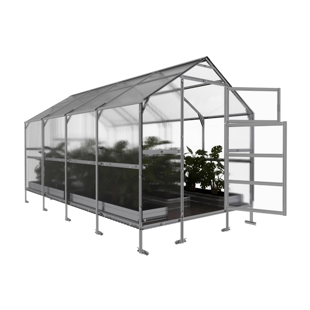 Serra da giardino KLASIKA BERNARD 2,35 x 4 m (9,4 m²), 4 mm con rivestimento in policarbonato