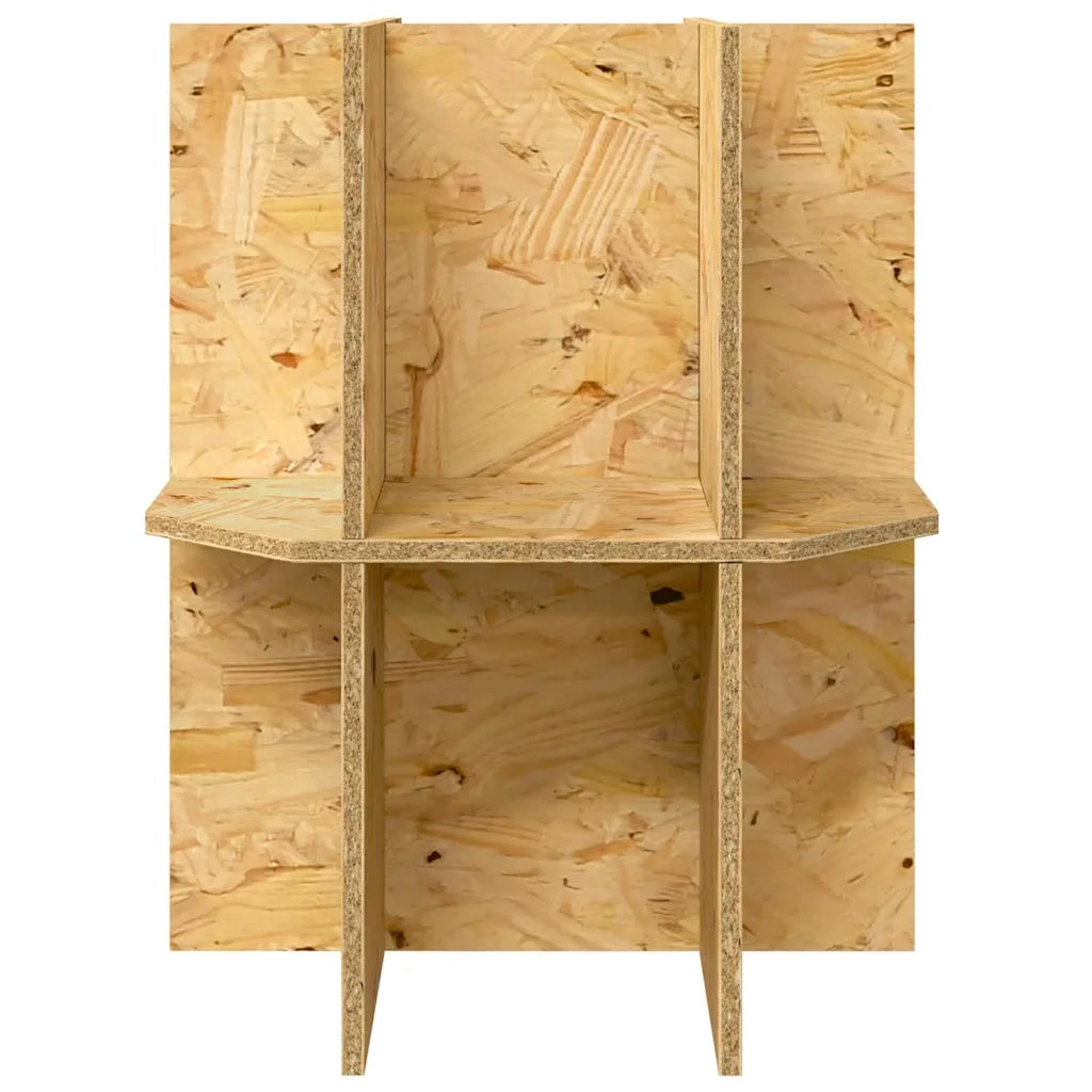 Base per Terrario con lo scaffale Marrone 40 x 40 x 50 cm OSB 876738