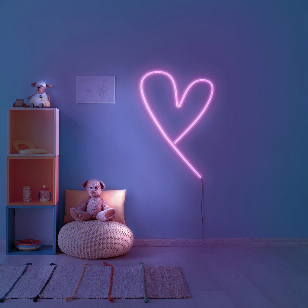 Striscia LED Neon flessibile 12V 2m rosa IP65 Polux