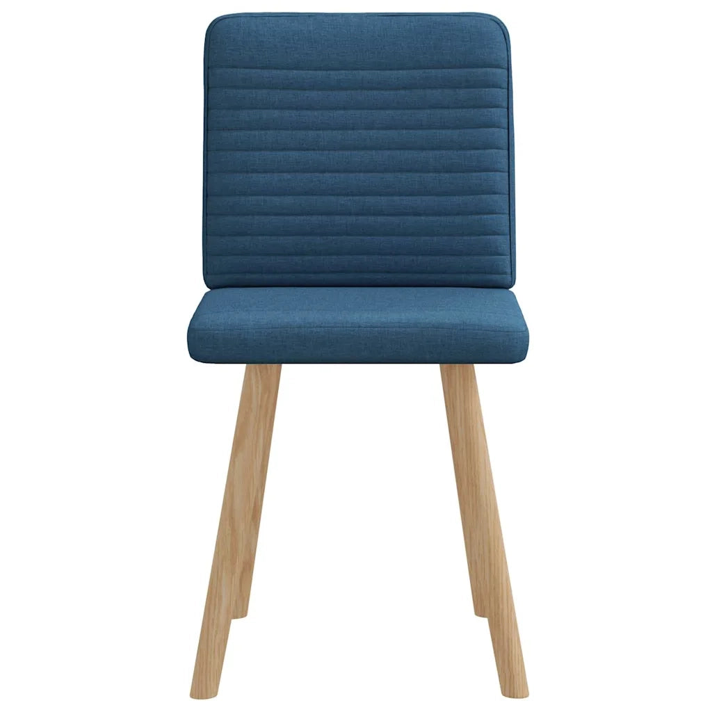 Sedie da Pranzo 2 pz Blu in Tessuto 4101152