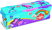 DIDÒ TRIS PONGO SET BARATTOLI ROSA VIOLA AZZURRO 3 X 220 GR