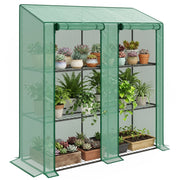 Serra da balcone 3 piani 6 ripiani ¨C Minimal ¨C verde plastica