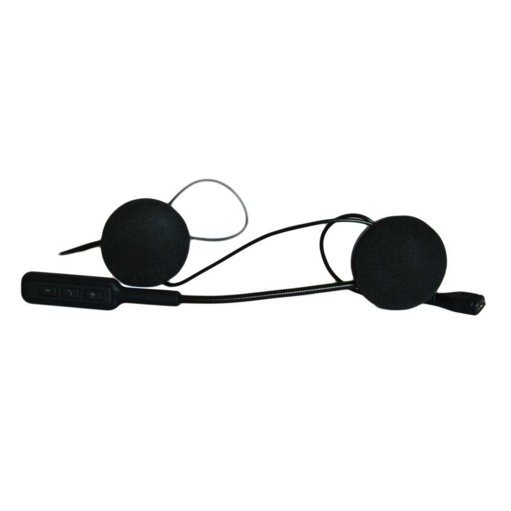 Trade Shop - Interfono Bluetooth Impermeabile Per Casco Moto Mp3 Bt Microfono Auricolari -