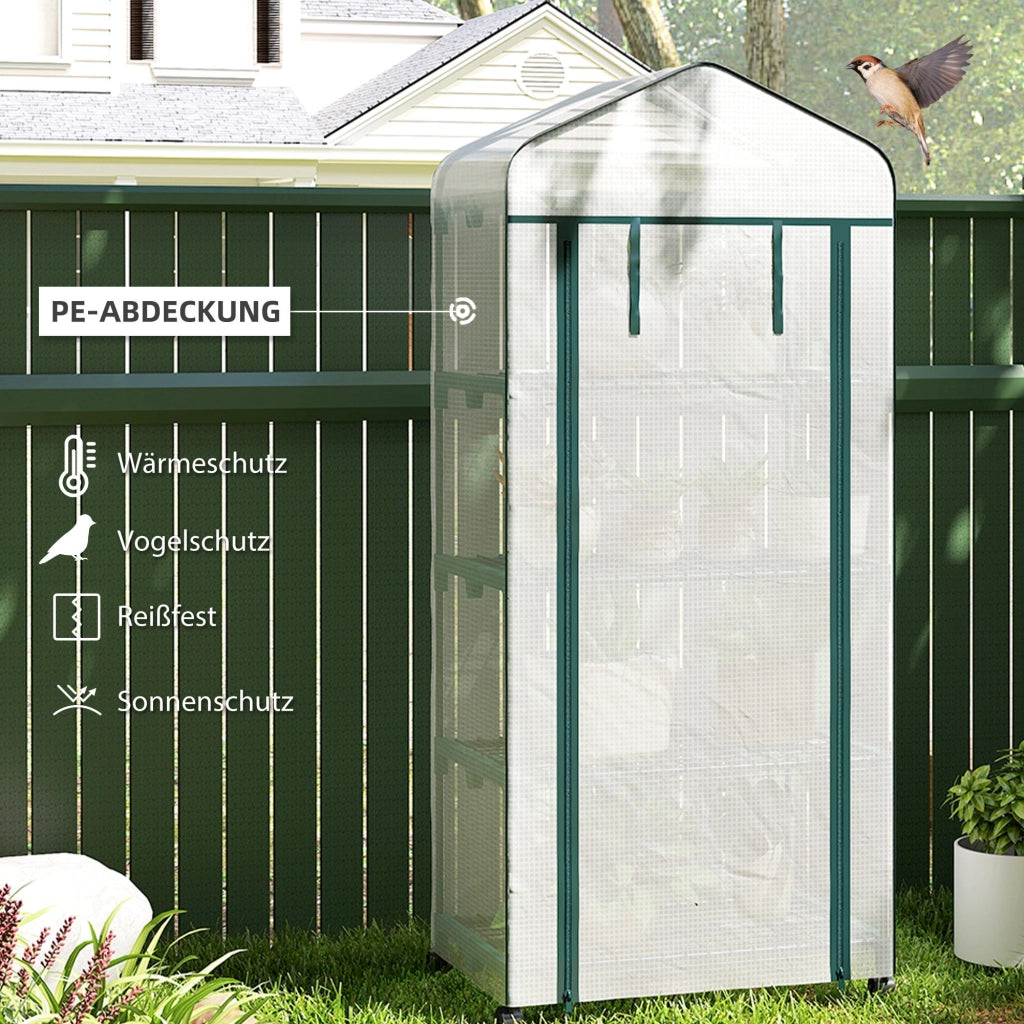Serra da giardino ¨C Minimal ¨C 69x50x165 cm, bianco