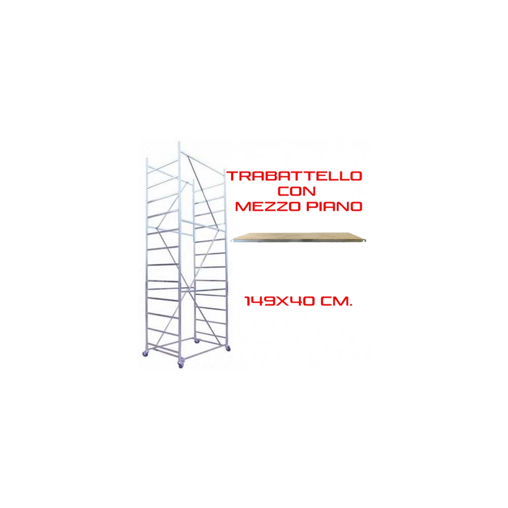 Trabattello maxi tris h. 5.10 Mt. Lavoro
