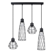 Lampada a sospensione SUBA 4L nero