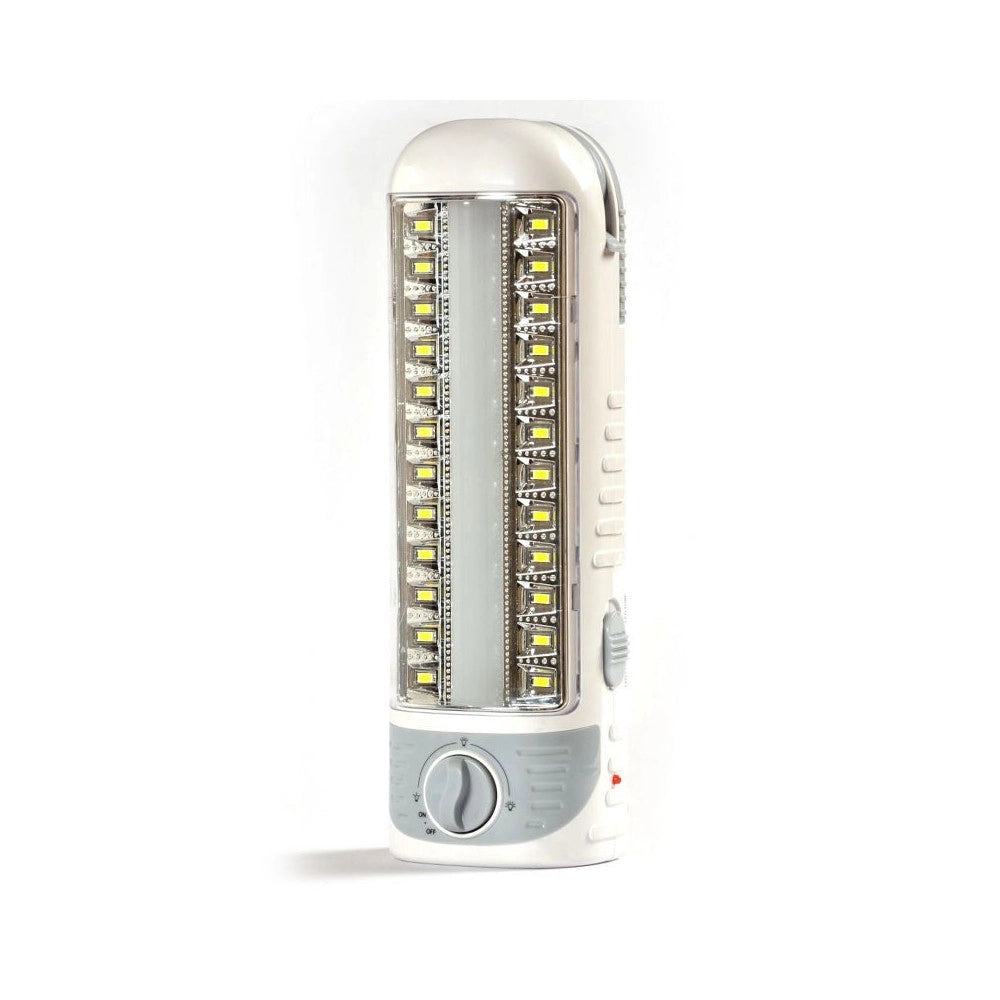 Trade Shop - Lampada Emergenza 24 Led Smd Con Neon Ricaricabile Per Casa Auto 4w 7104 -