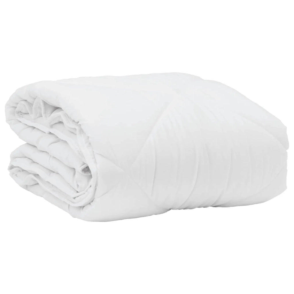Duvet Estivo con cuscino 2 pcs Bianco Microfibra 3376427