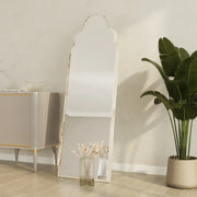 Vitta, Specchio Forma Rettangolare, 50x160h cm Bianco Marmo