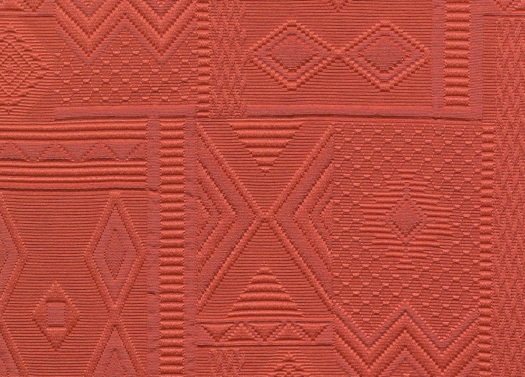 Copritavolo Salotto/Cucina Jacquard Modello Mexico Made In Italy - 140x220 - Arancio