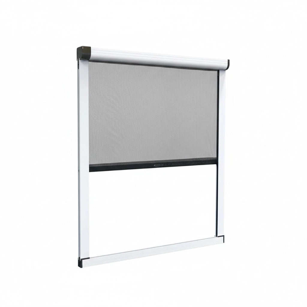ZANZARIERA A RULLO 80X170CM VERTICALE ALLUMINIO PER FINESTRA 08323
