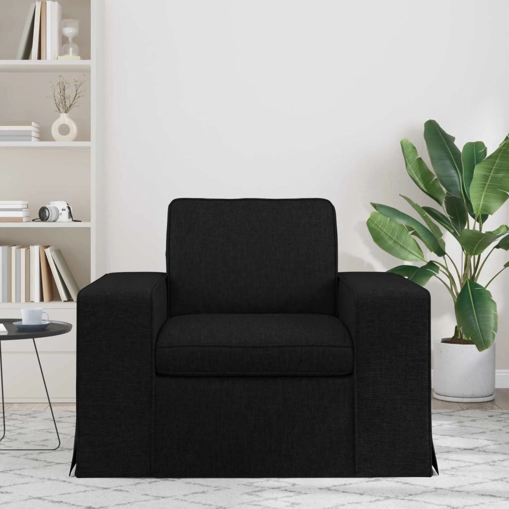 Divano Nero 103 x 80 x 82 cm Tessuto