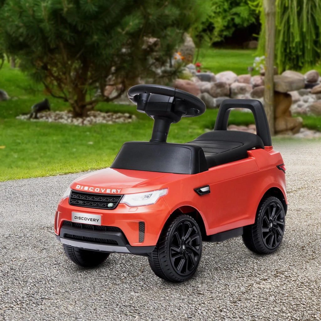 Auto Bambini Land Rover 6V Elettrica e a Spinta ¨C Minimal ¨C Rosso