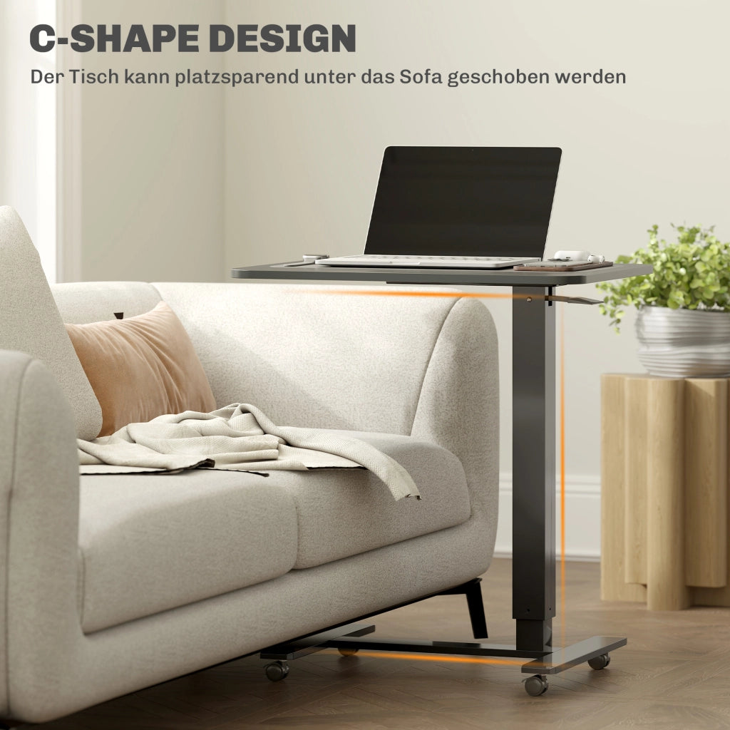 Banco Regolabile ¨C Minimal ¨C Nero 65x48x70-110 cm