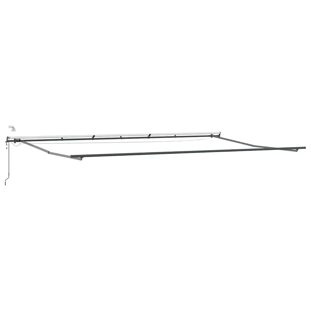 Tenda da Sole Retrattile Automatica con LED Marrone 600x300 cm 3310224