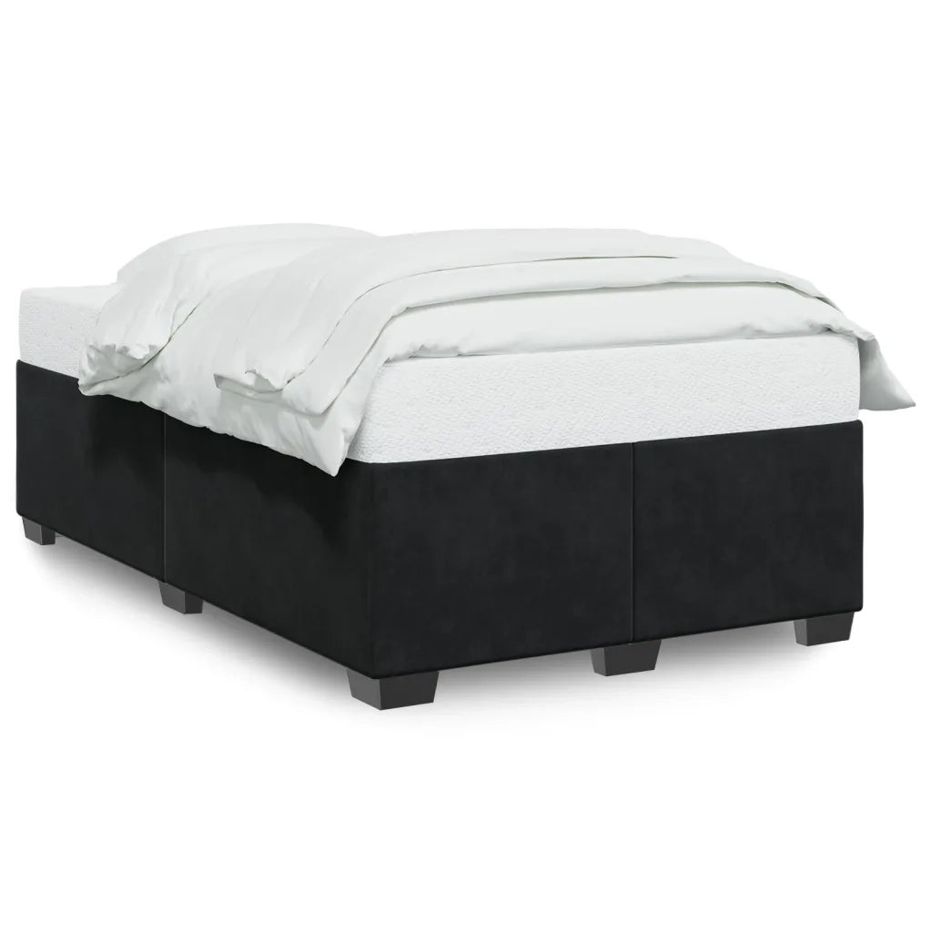 Giroletto senza Materasso Nero 120x190 cm Velluto 3284621