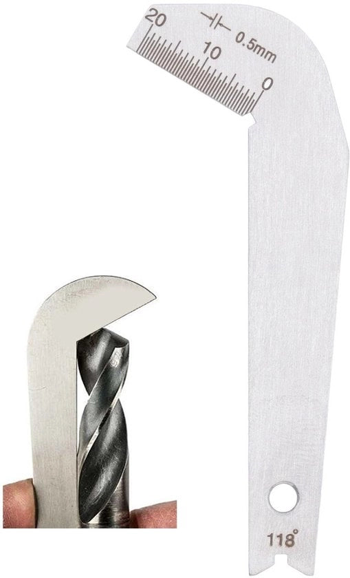 Misuratore di Spessore Naufragio 0,5 Mm - Acciaio Inossidabile