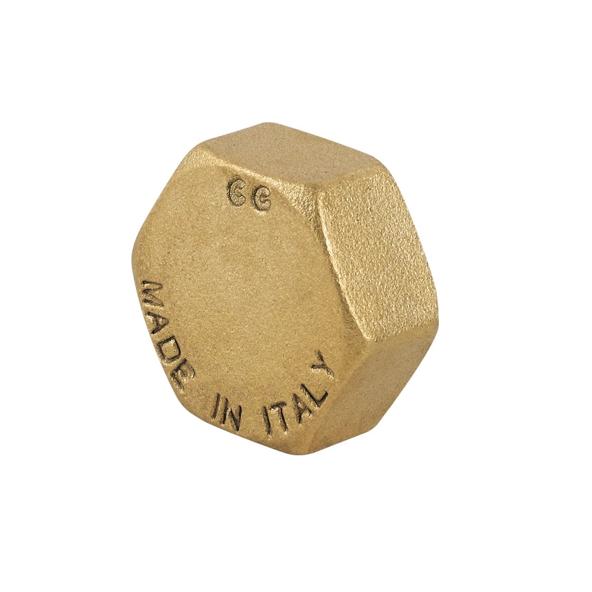 TAPPO FEMMINA IN OTTONE GIALLO- 11/2- CAVAL- pezzi 1