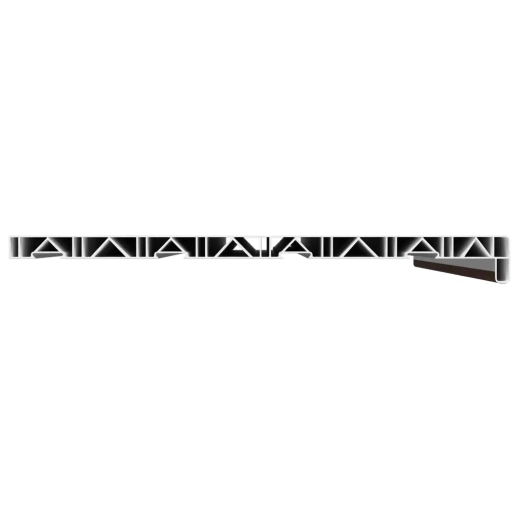 Soglia della Finestra Legno Marrone 80 x 45 x 4,5 cm PVC 42046928