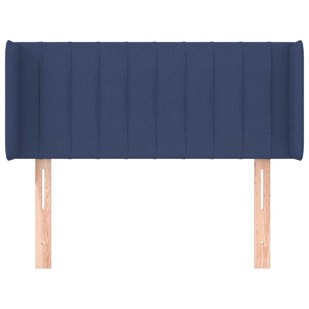 Testiera ad Orecchio Blu 103x16x78/88cm in Tessuto 3119002