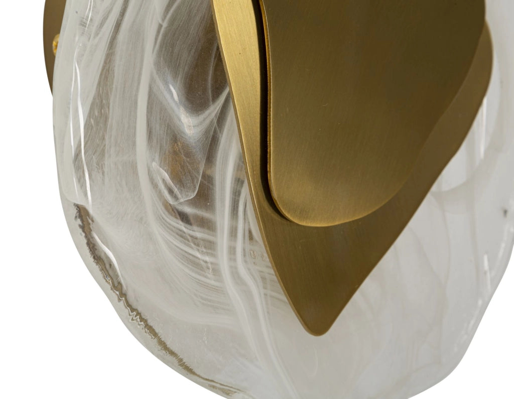 LAMPADA DA MURO OCEAN GOLD CM 21X8X31