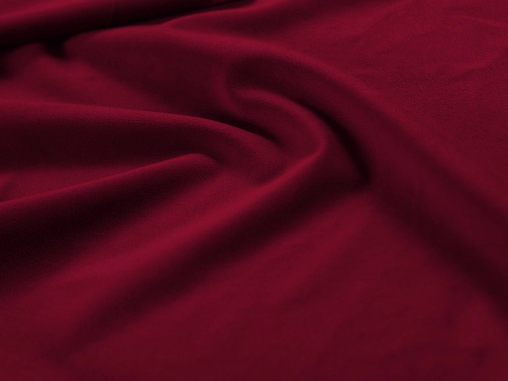 Cosmopolitan Design - Divano panoramico sinistro "Bali" 7 posti in velluto rosso 