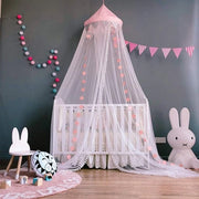 Tenda per bambini con decorazione stellare e luce rossa