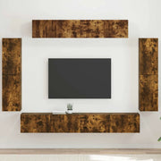 Mobile TV 8 pcs Rovere fumé 3409146