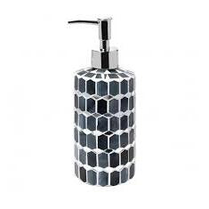 MELODY DISPENSER IN VETRO MOSAICO GRIGIO