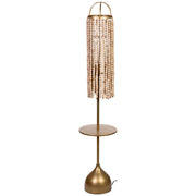 Lampada da terra in metallo 30x30x99/147h cm