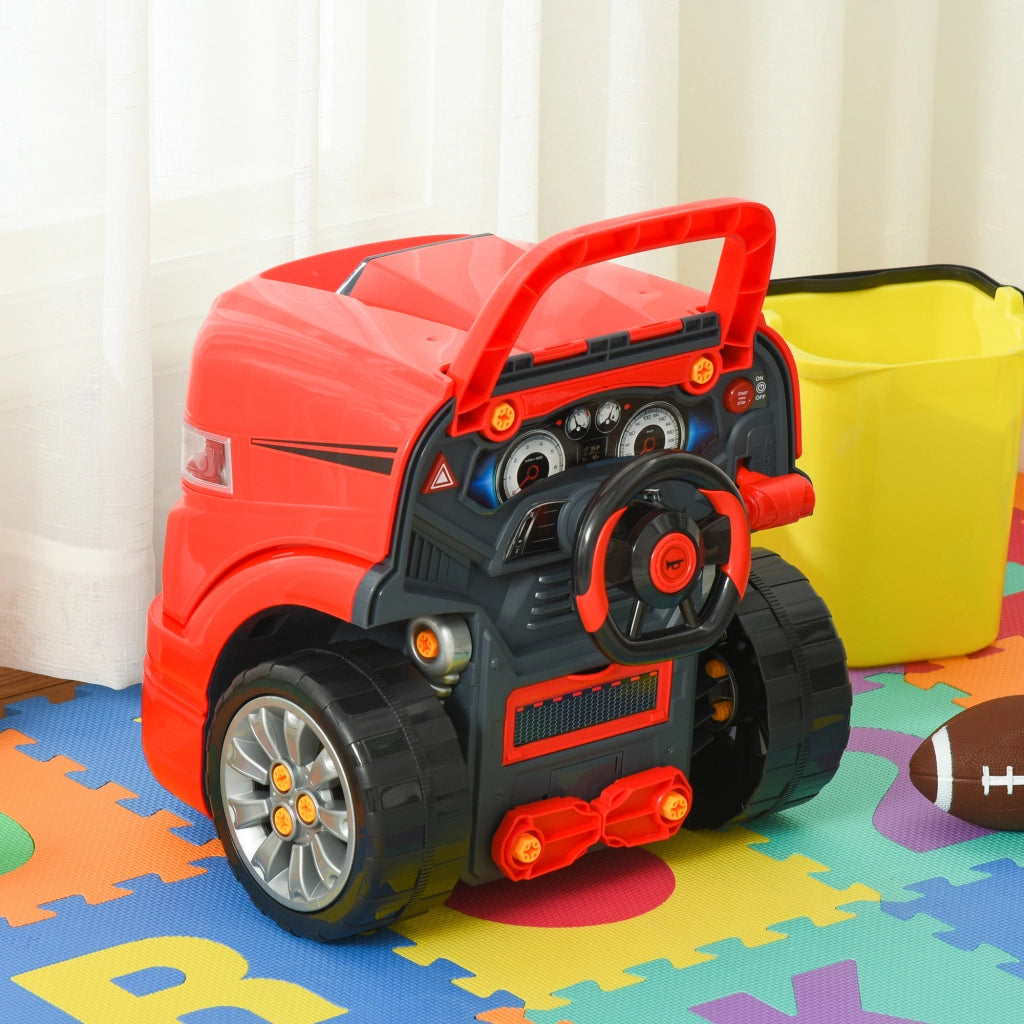 Camion Mecano 2 in 1 ¨C zephmum ¨C Rosso