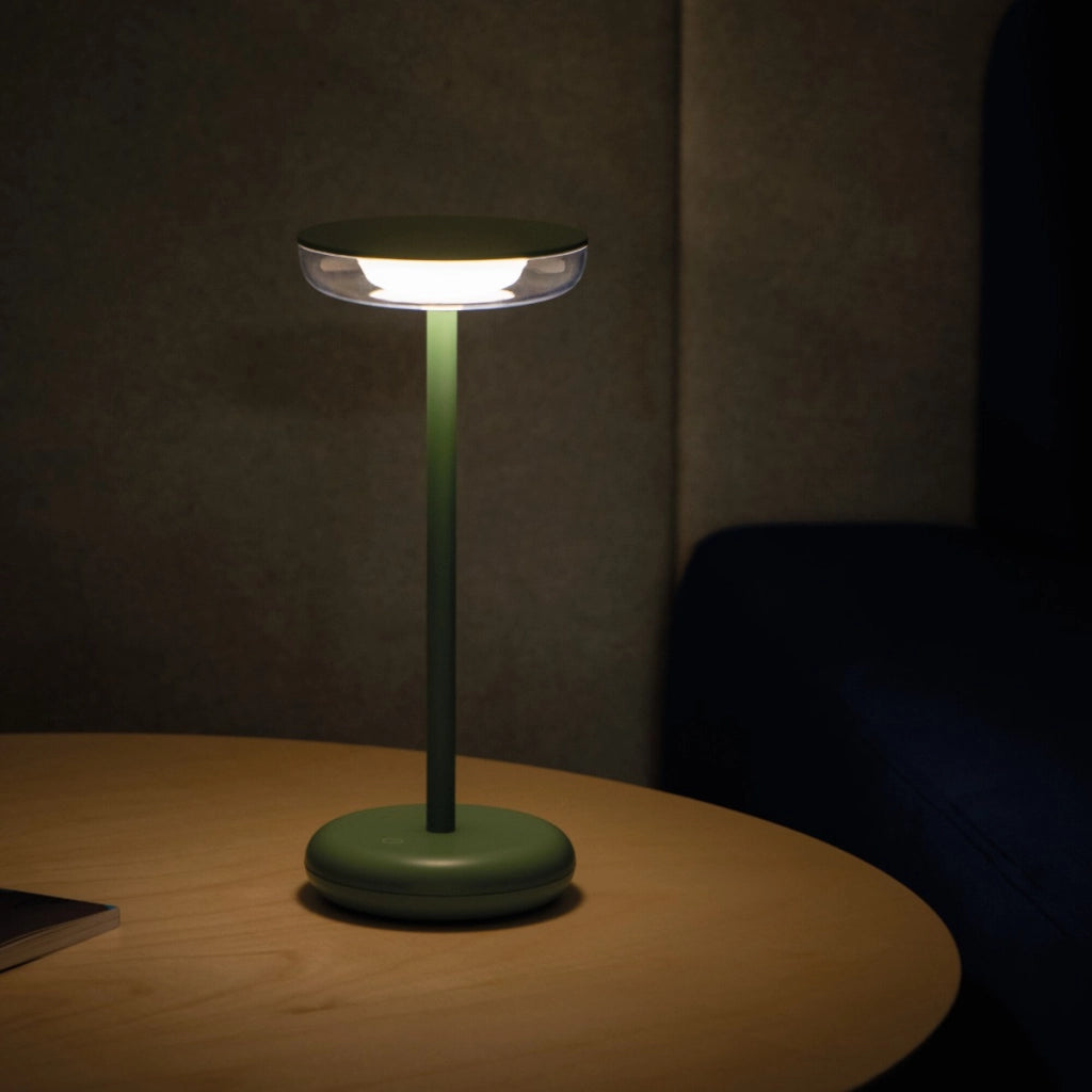 Lampada da tavolo verde wireless Kanlux FLUXY LED 1,7W