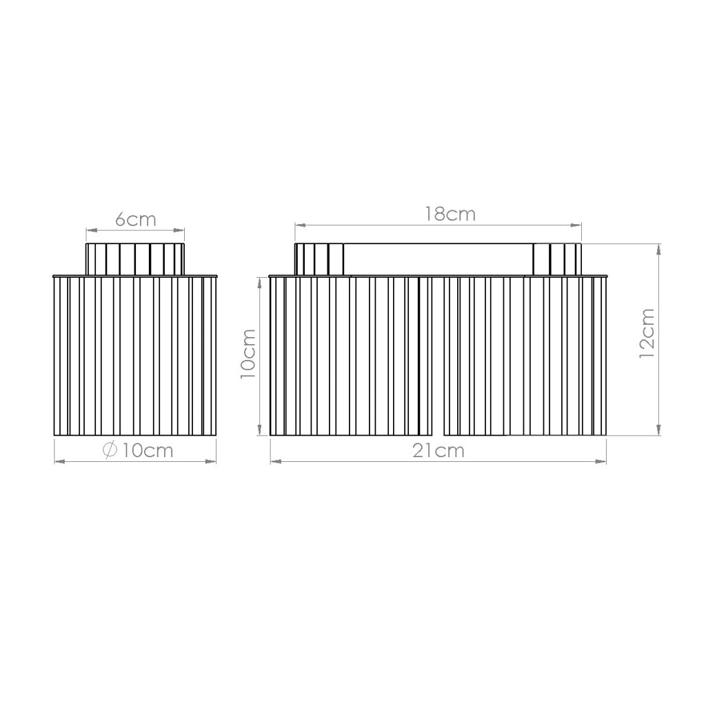 Lampada da soffitto AURA 2 bordeaux GU10