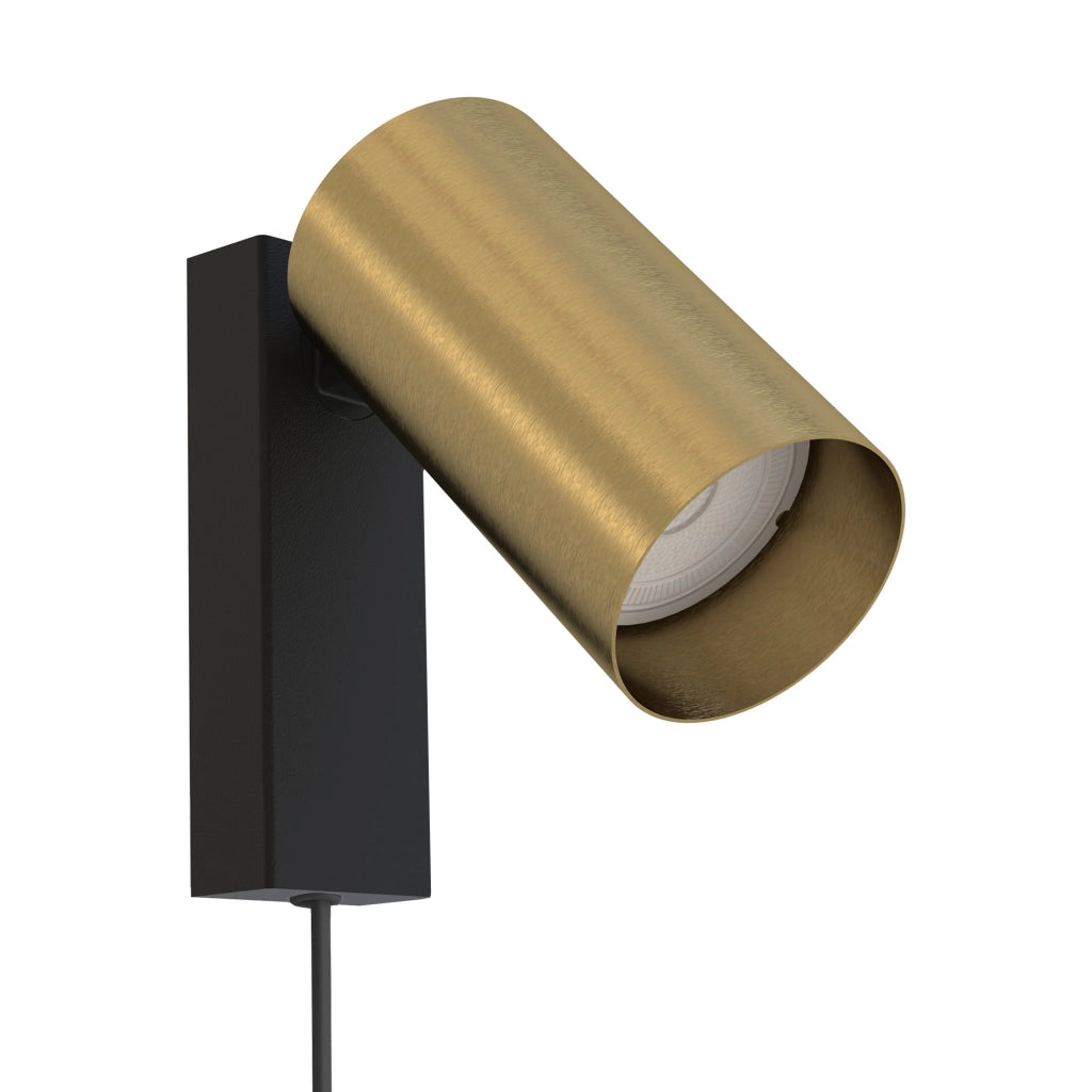 Applique LED da parete Nowodvorski Mono 7781 GU10 nero ottone
