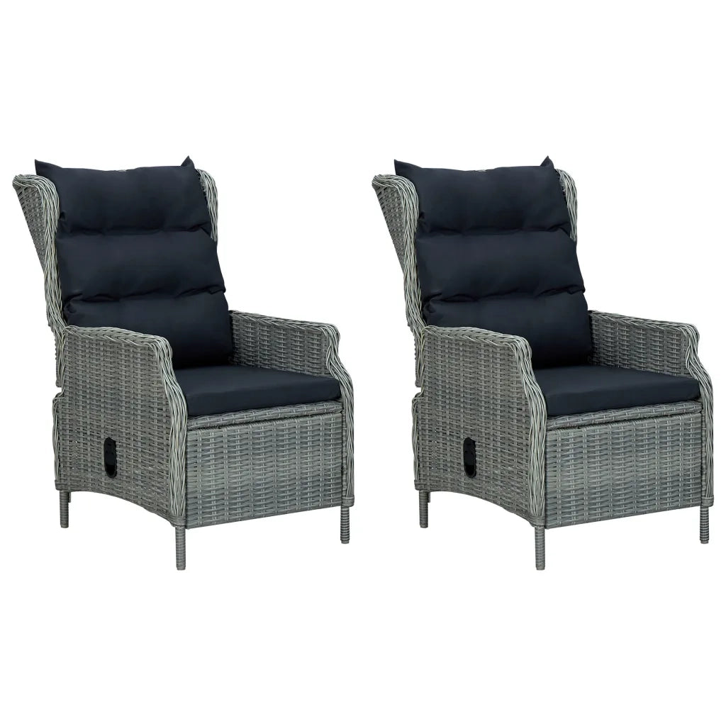 Set Mobili da Pranzo per Giardino 3 pz Grigio Chiaro 3067745