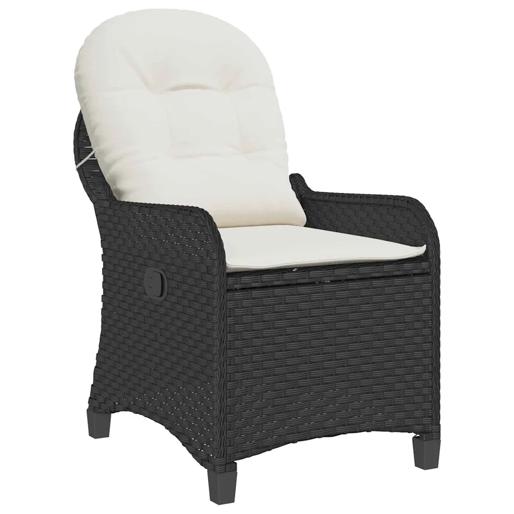 Poltrona reclinabile Nero 56 x 66 x 95 cm polyrattan 42003418