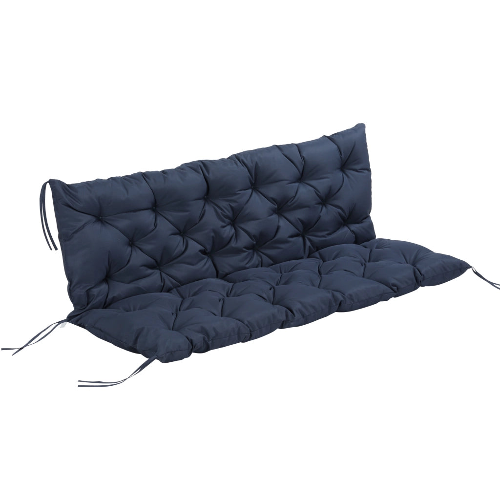 Cuscino per Divano da Giardino ¨C Minimal ¨C 150x98x8 cm Blu