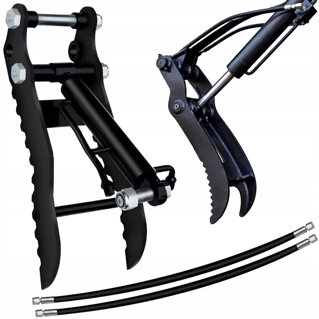 Zacisk Idraulico Thumb Clamp HT-R19 – Per Miniescavatore 1–2T | Cilindro R19, Lunghezza 68 cm, Larghezza 22 cm
