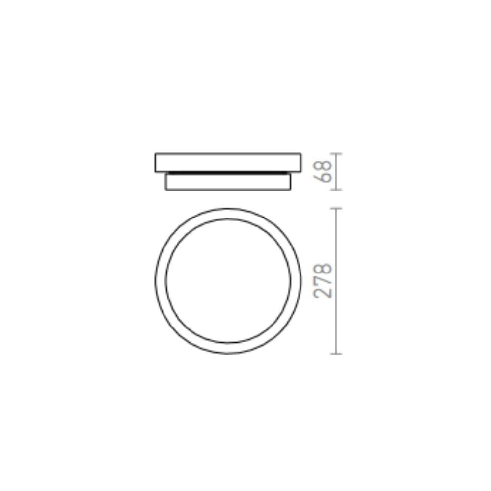Faretto GORRA da soffitto nichel opaco 230V E14 2x40W IP44
