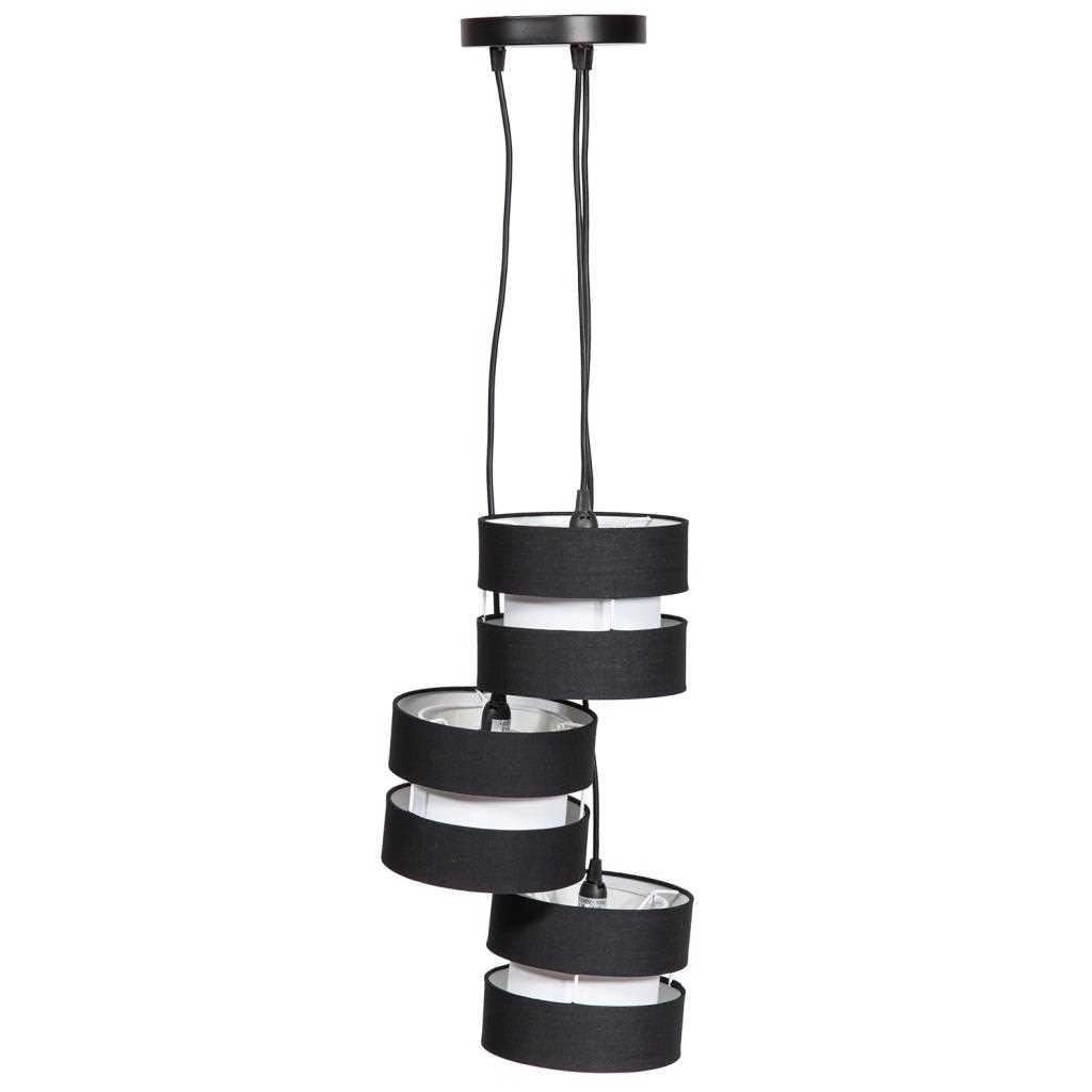 Plafoniera nera 36x33x100h