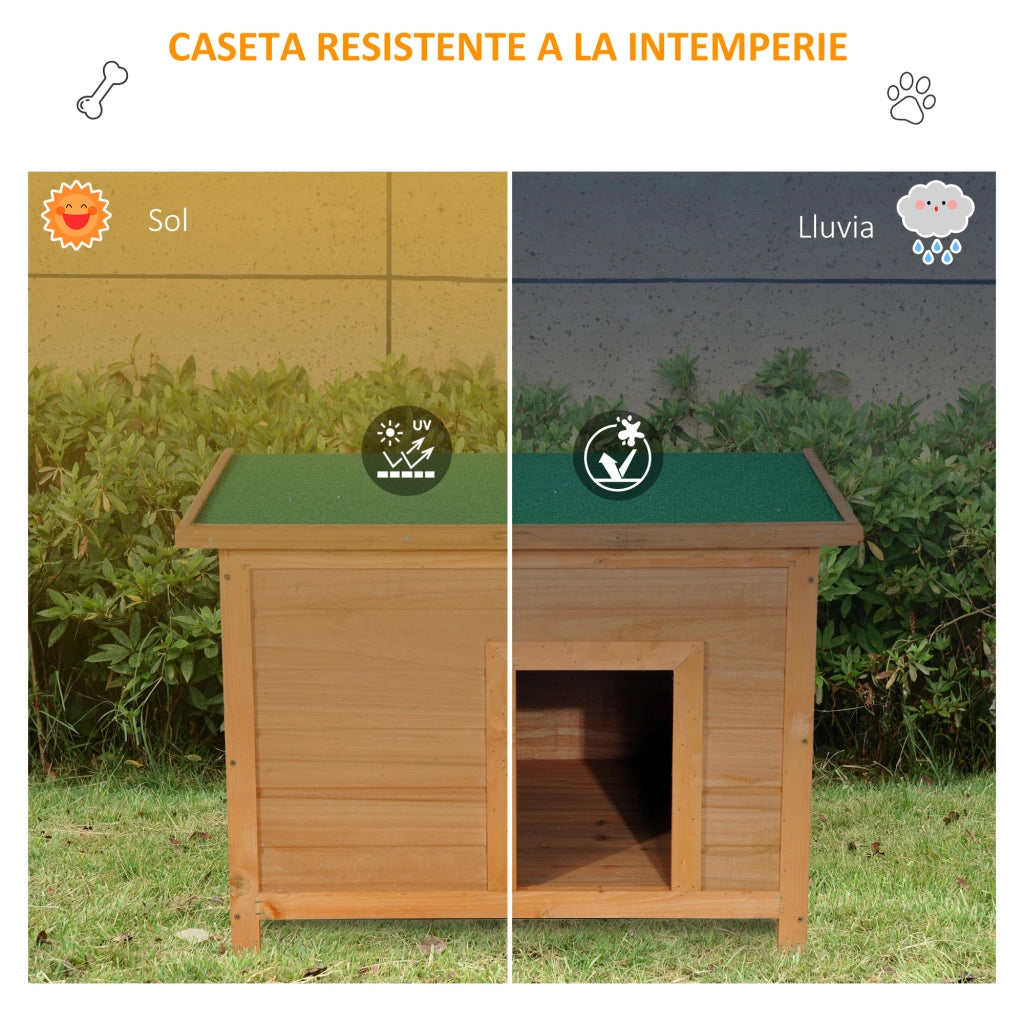 Casetta per Cani ¨C Minimal ¨C 82x58x58 cm Natural