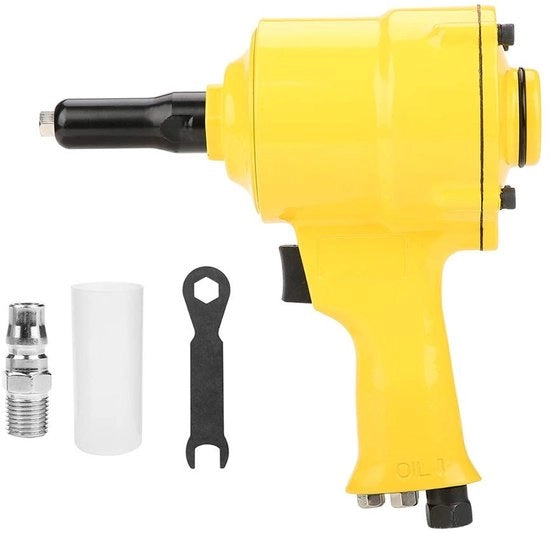 Attrezzi pneumatici - Set di punzoni aerei 3/32" - 1/8" - 5/32" - 3/16" - 1/4" - Massimo colpo 18 mm - Pressione di lavoro 0,6 MPa - Attrezzo pneumatico