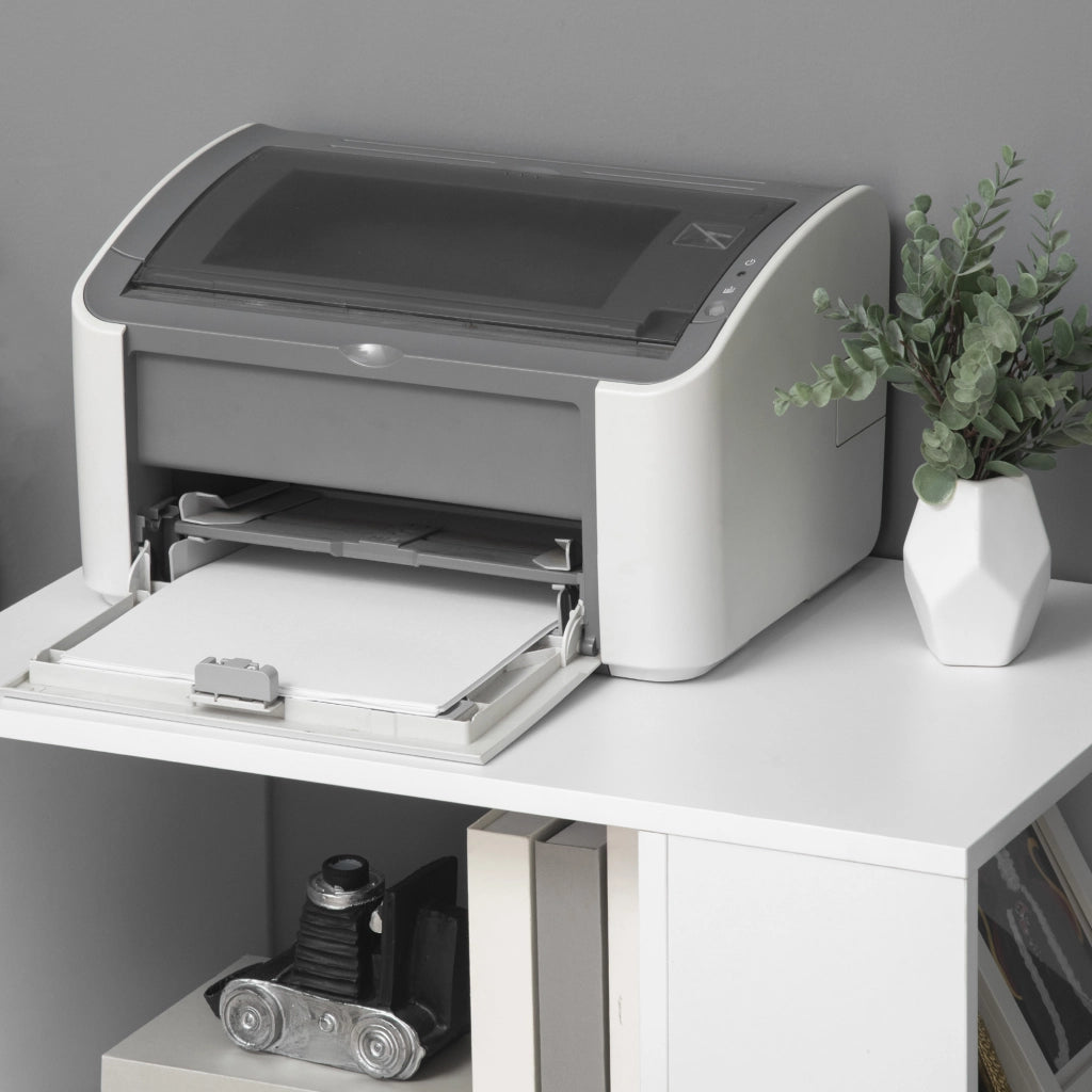 Cassettiera per stampante ¨C Minimal ¨C 60x40x75,8 cm bianco
