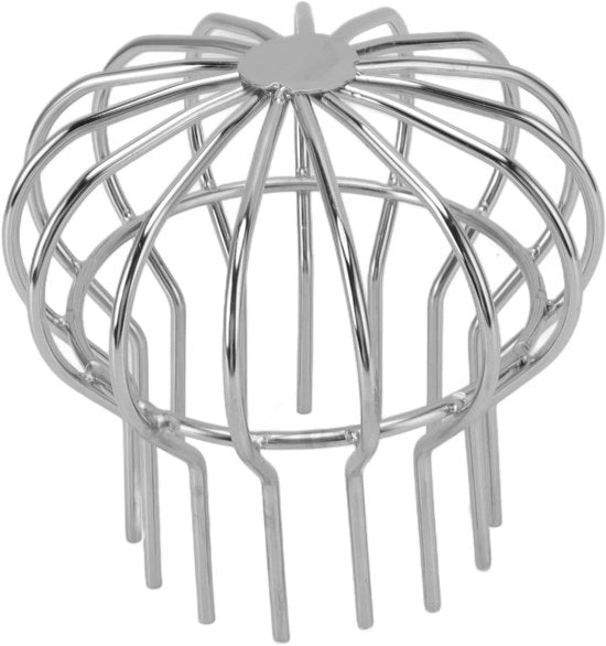 Protezione per tubi di scarico in acciaio inossidabile - Filtro a maglie - Filtro foglia - Fusto di scarico - Facile da installare - Previene la chiusura - Mantiene libero il flusso dell'acqua - Filtro per fusti di scarico