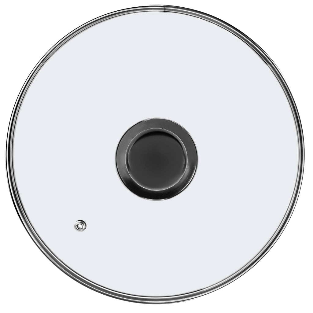 Coperchio in vetro KADAX da 22 cm, universale, resistente al calore, per pentole e padelle.
