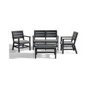 Set da esterno bica 9690 4 doghe grafite