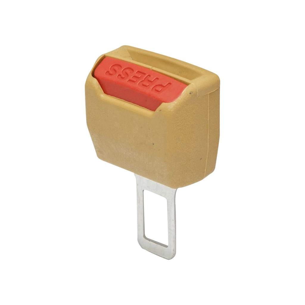 Set di 2 adattatori beige per cinture di sicurezza per auto