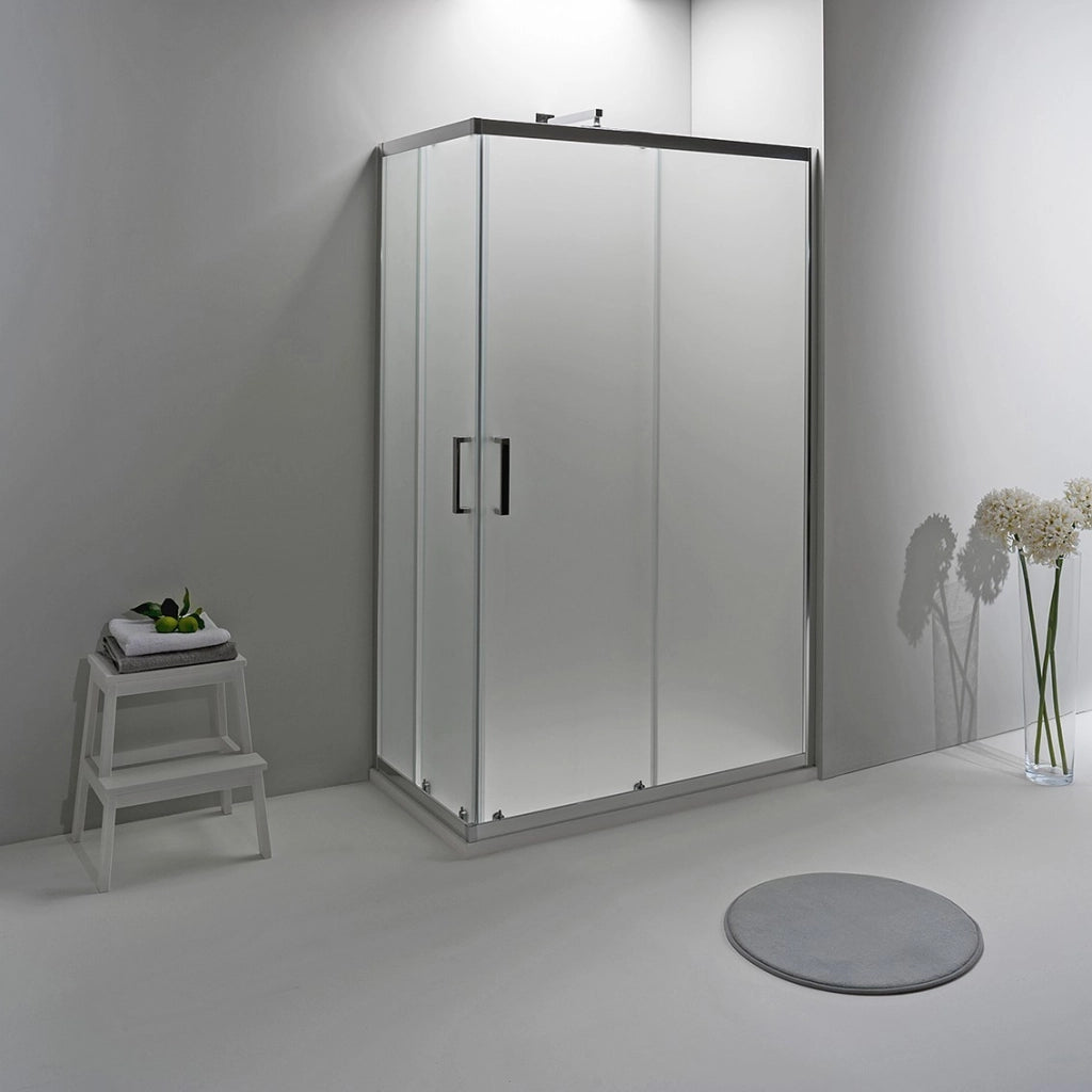 BOX DOCCIA ELITE ANGOLARE 70x80 CM SCORREVOLE OPACO
