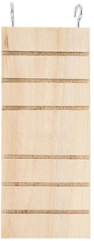 Accessori di scalata in legno per piccoli animali domestici - Adatto per hamster e coniglio - Giocattolo divertente e duraturo - Scala per piccoli animali - Accessori di gioco sicuri per hamster e coniglio - Scala in legno per piccoli animali
