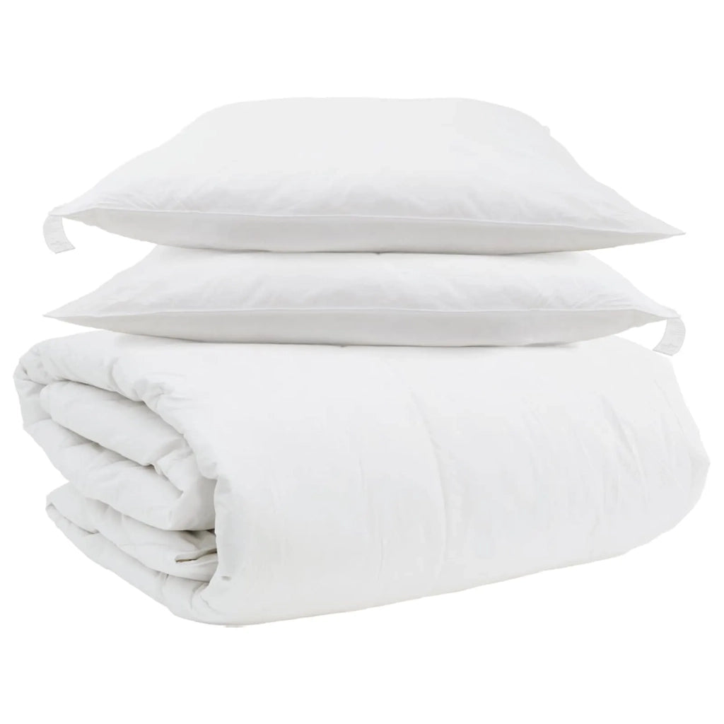 Set di Piumoni con cuscino 3 pcs Bianco Piuma d'anatra 3377119
